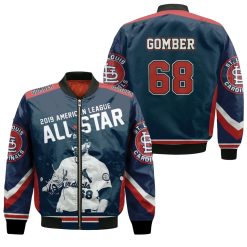 68 Austin Gomber St Louis Cardinals Bomber Jacket 68 Austin Gomber St Louis Cardinals Bomber Jacket