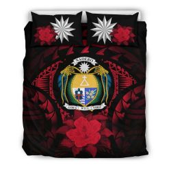 Nauru Red Hibiscus Bedding Sets
