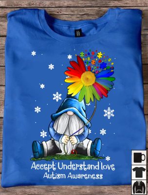 Accept Understand Love Autism Awareness T-Shirt Accept Understand Love Autism Awareness T-Shirt