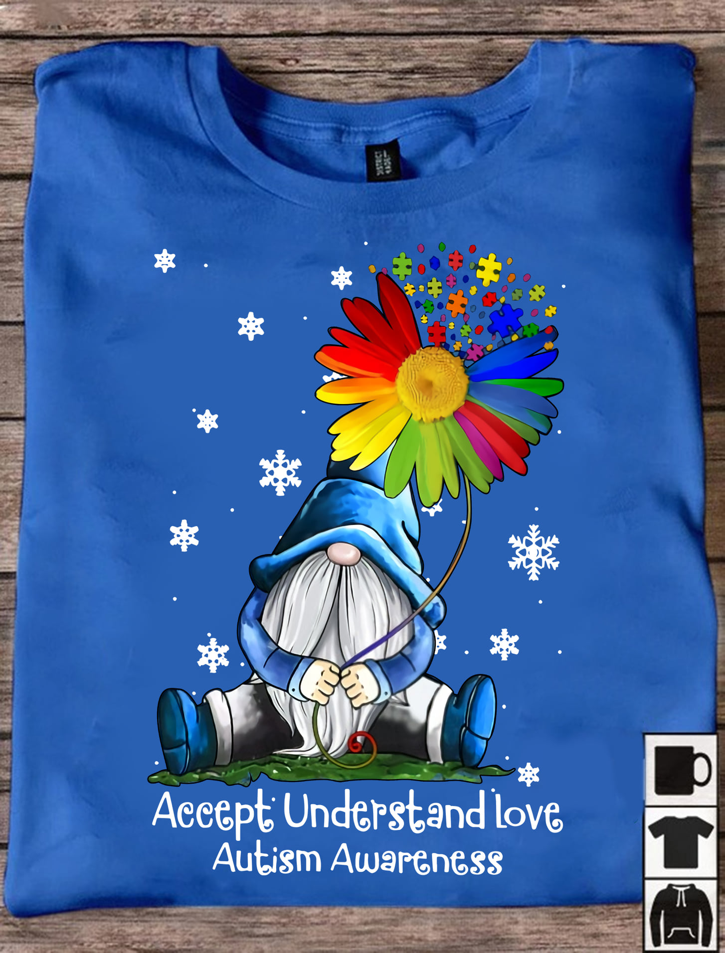 Accept Understand Love Autism Awareness T-Shirt Accept Understand Love Autism Awareness T-Shirt