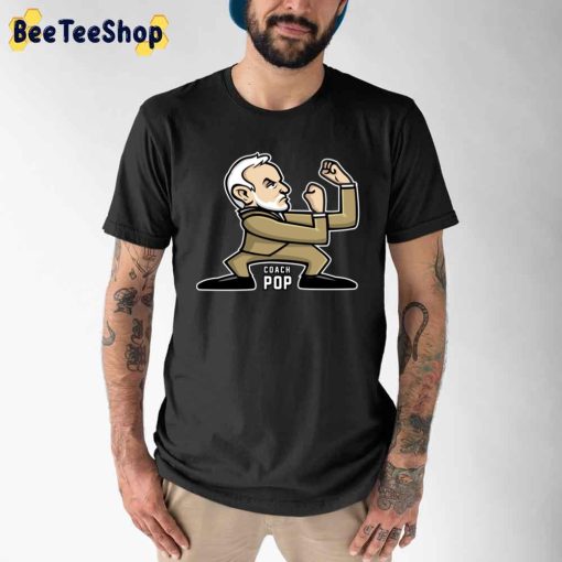 Funny Cartoon Fighting Coach Pop Gregg Popovich Unisex T-Shirt