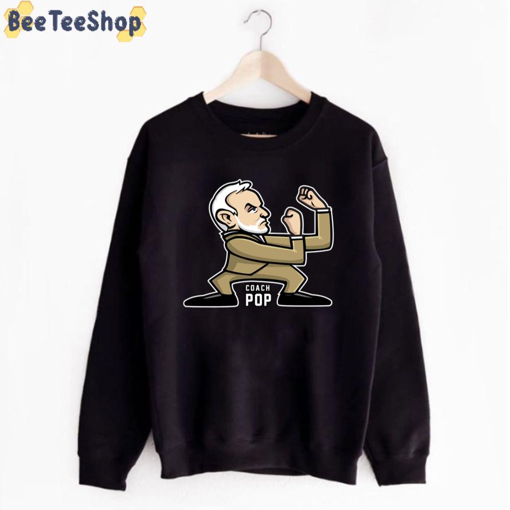 Funny Cartoon Fighting Coach Pop Gregg Popovich Unisex T-Shirt Funny Cartoon Fighting Coach Pop Gregg Popovich Unisex T-Shirt
