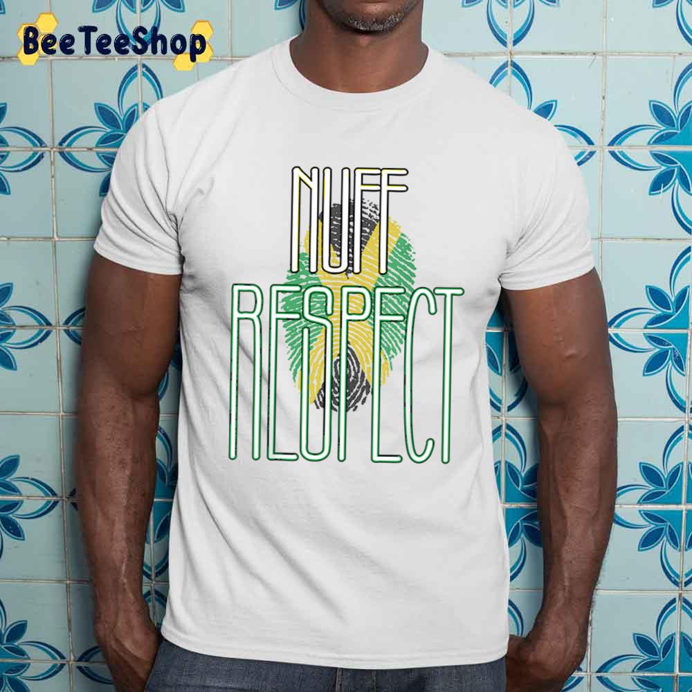 Jamaican Flag With Art Text Nuff Respect Unisex Sweatshirt Jamaican Flag With Art Text Nuff Respect Unisex Sweatshirt