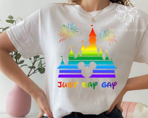 Just Say Gay Disney Protect LGBTQ+ Kids Unisex T-Shirt Just Say Gay Disney Protect LGBTQ+ Kids Unisex T-Shirt