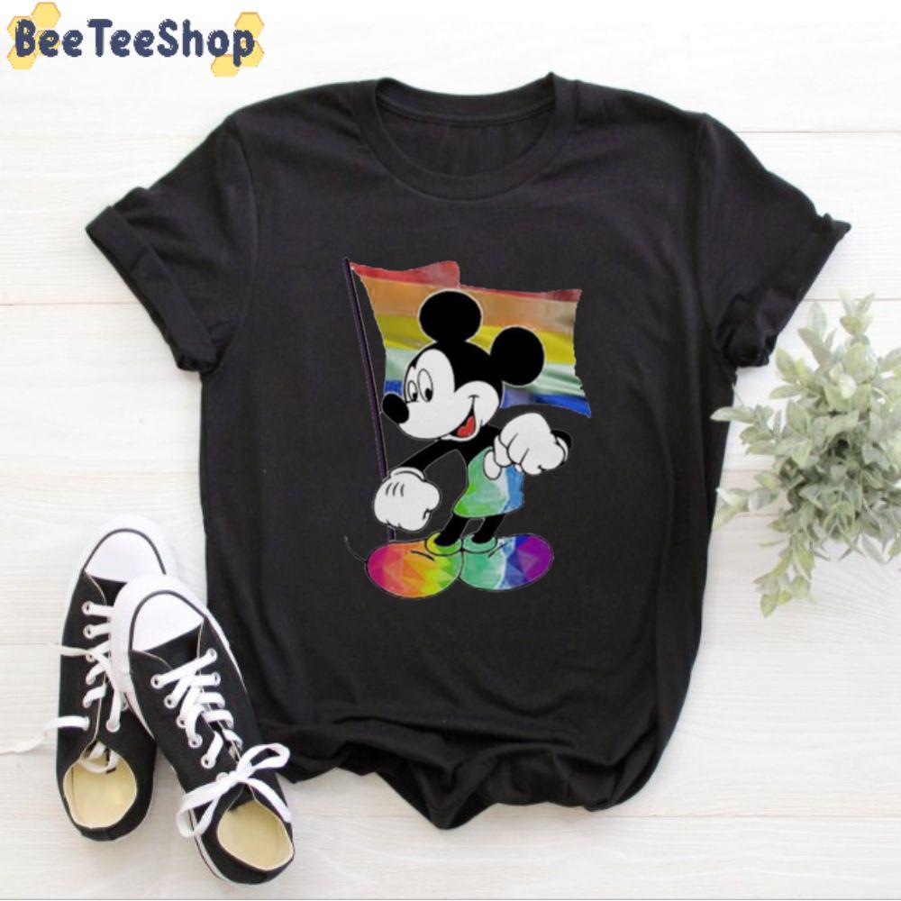 Mickey Mouse Disney LGBT Flag Unisex T-Shirt Mickey Mouse Disney LGBT Flag Unisex T-Shirt
