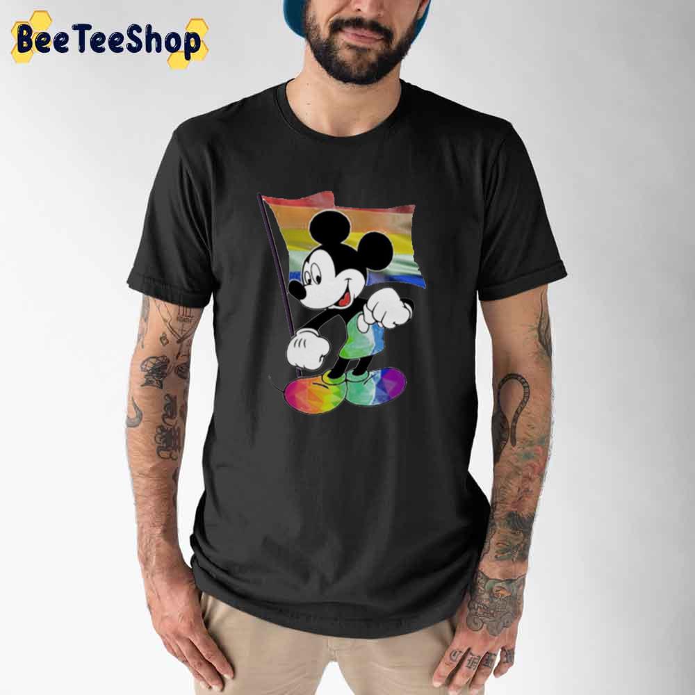 Mickey Mouse Disney LGBT Flag Unisex T-Shirt Mickey Mouse Disney LGBT Flag Unisex T-Shirt