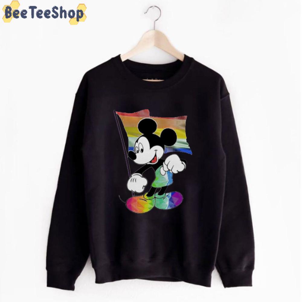 Mickey Mouse Disney LGBT Flag Unisex T-Shirt Mickey Mouse Disney LGBT Flag Unisex T-Shirt