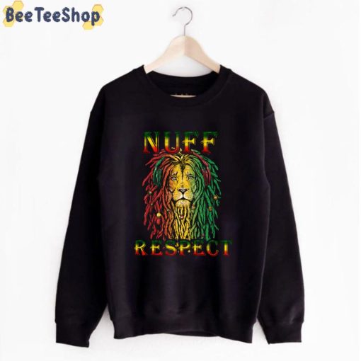 Lion Retro Vintage Nuff Respect Unisex T-Shirt