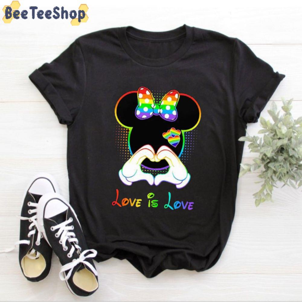 Love Is Love Heart Minnie Mouse Disney LGBT Unisex T-Shirt Love Is Love Heart Minnie Mouse Disney LGBT Unisex T-Shirt