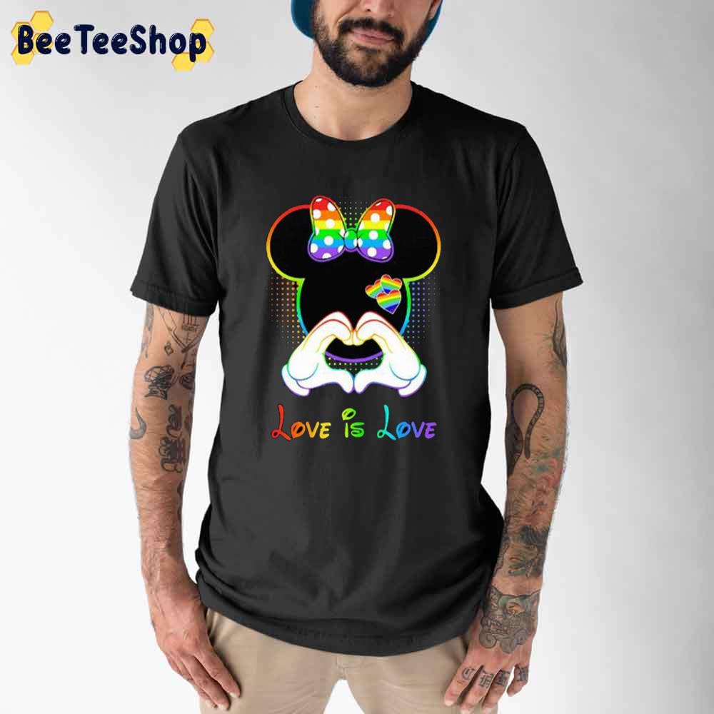 Love Is Love Heart Minnie Mouse Disney LGBT Unisex T-Shirt Love Is Love Heart Minnie Mouse Disney LGBT Unisex T-Shirt