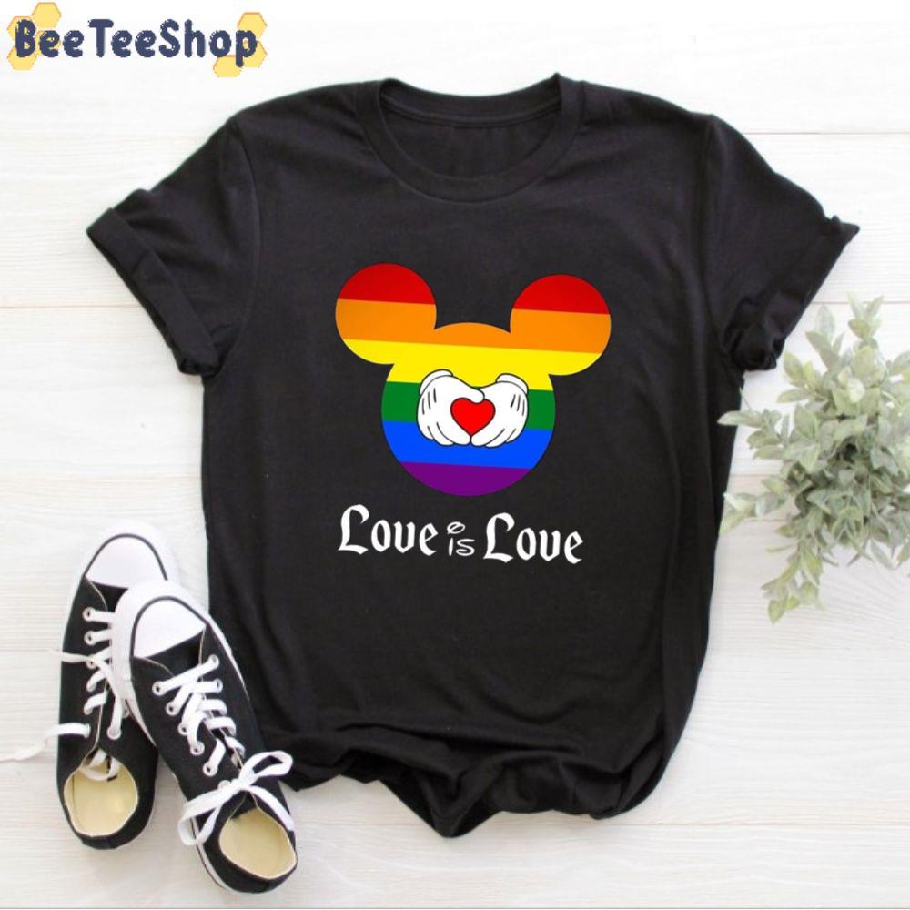 Love is Love Mickey Mouse Disney LGBT Unisex T-Shirt Love is Love Mickey Mouse Disney LGBT Unisex T-Shirt