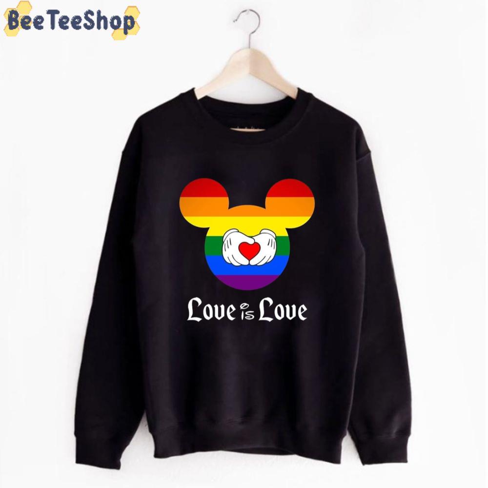 Love is Love Mickey Mouse Disney LGBT Unisex T-Shirt Love is Love Mickey Mouse Disney LGBT Unisex T-Shirt