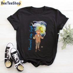 Moon With Van Gogh Unisex T-Shirt Moon With Van Gogh Unisex T-Shirt