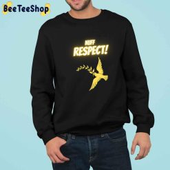 Neon Yellow Design Nuff Respect Unisex Sweatshirt Neon Yellow Design Nuff Respect Unisex Sweatshirt