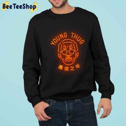 Oranger Neon Style Young Thug Rapper Unisex Sweatshirt Oranger Neon Style Young Thug Rapper Unisex Sweatshirt