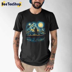 Starry Fall Sherlock Vincent Van Gogh Unisex T-Shirt Starry Fall Sherlock Vincent Van Gogh Unisex T-Shirt