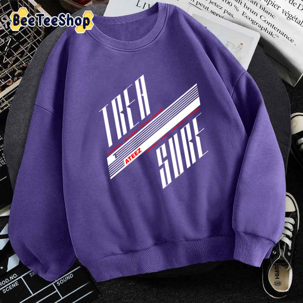 Art Text Treasure Ateez Kpop Unisex Sweatshirt Art Text Treasure Ateez Kpop Unisex Sweatshirt