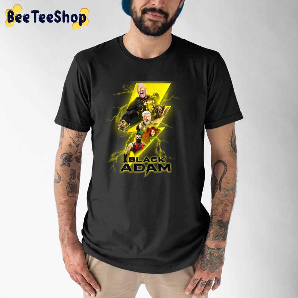 Black Adam Lighting New Movie 2022 Unisex T-Shirt Black Adam Lighting New Movie 2022 Unisex T-Shirt