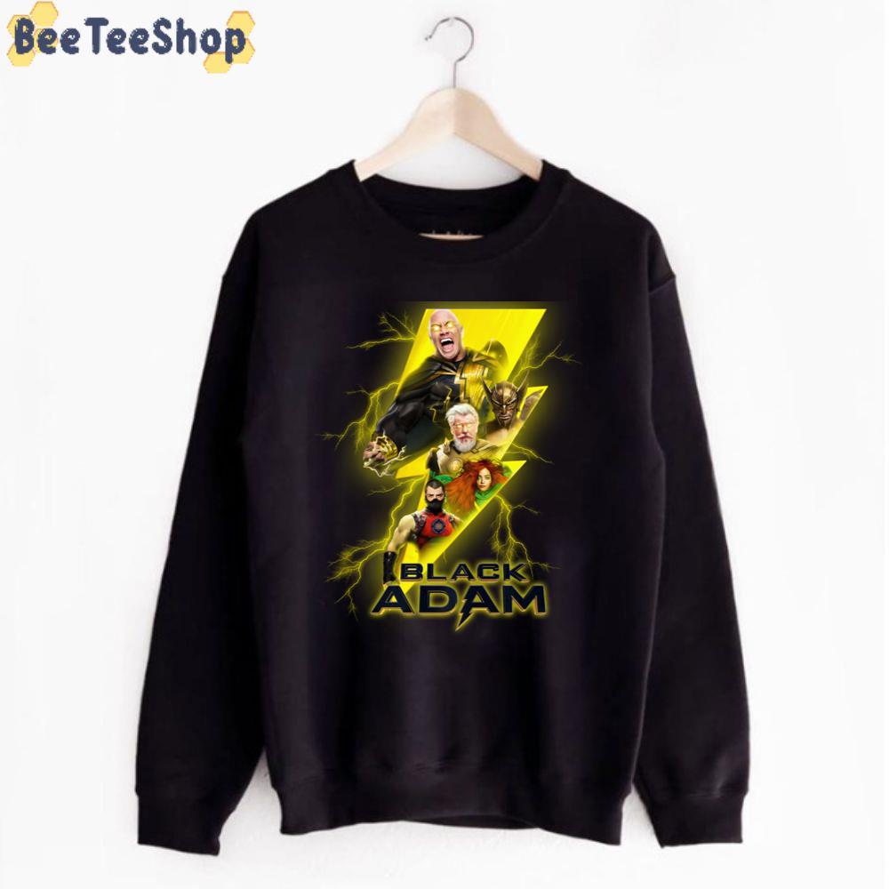 Black Adam Lighting New Movie 2022 Unisex T-Shirt Black Adam Lighting New Movie 2022 Unisex T-Shirt