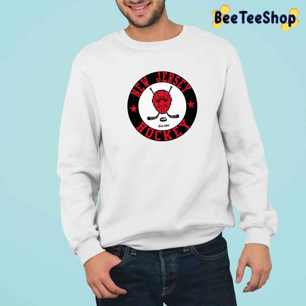 Black And Red Logo Design New Jersey Devils Hockey Unisex Sweatshirt Black And Red Logo Design New Jersey Devils Hockey Unisex Sweatshirt