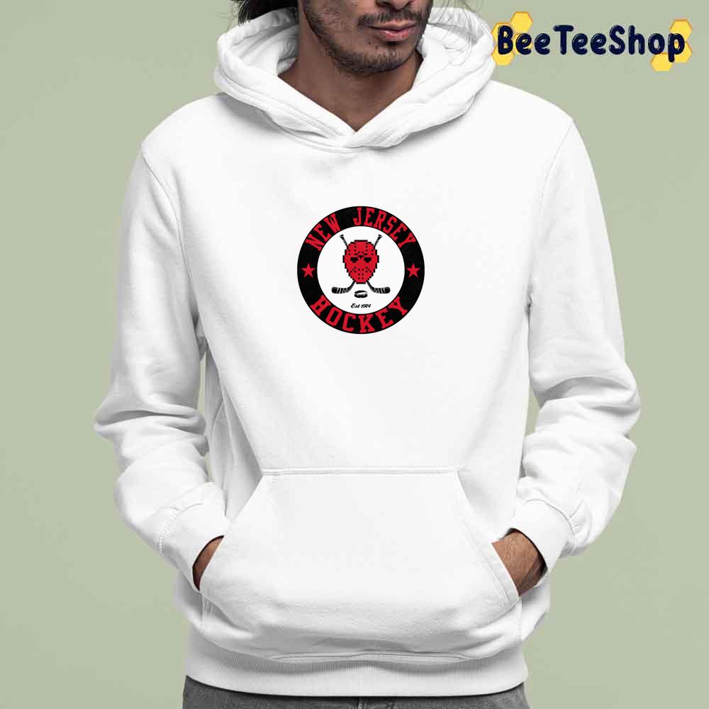 Black And Red Logo Design New Jersey Devils Hockey Unisex Sweatshirt Black And Red Logo Design New Jersey Devils Hockey Unisex Sweatshirt
