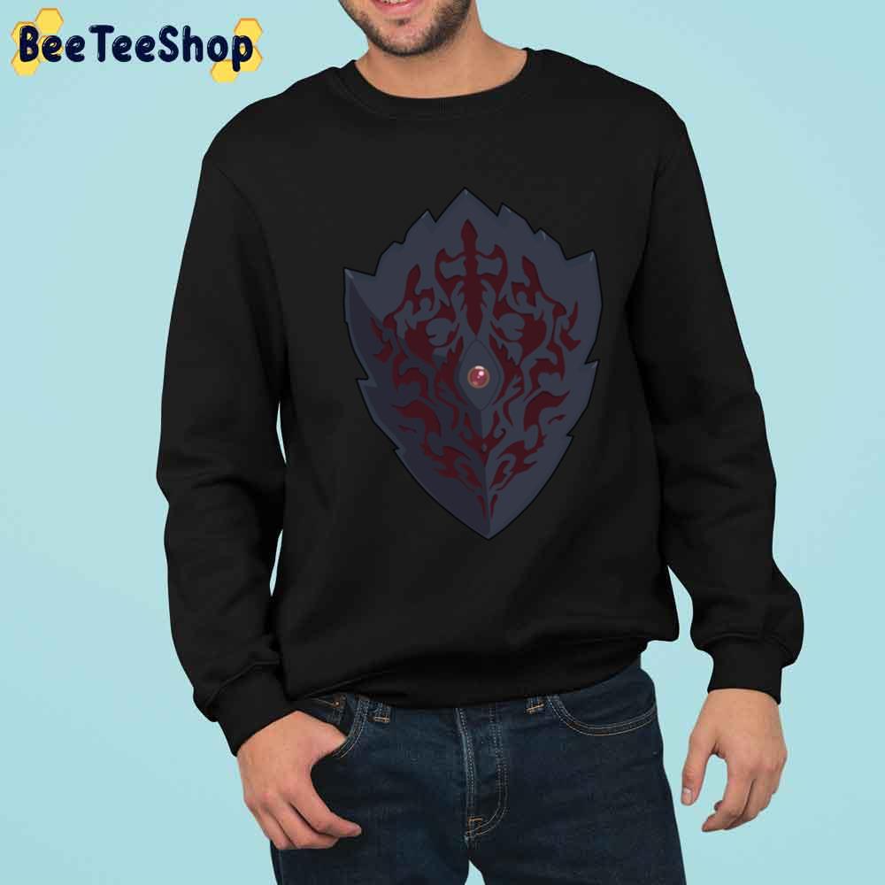 Black Design Cursed Shield The Rising Of The Shield Hero Unisex T-Shirt Black Design Cursed Shield The Rising Of The Shield Hero Unisex T-Shirt