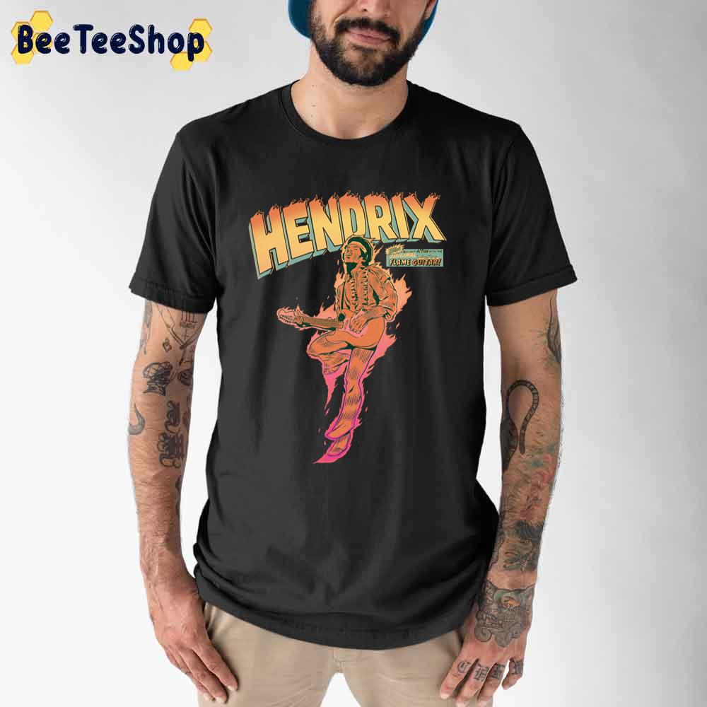 Cartoon Art Hendrix Unisex T-Shirt Cartoon Art Hendrix Unisex T-Shirt