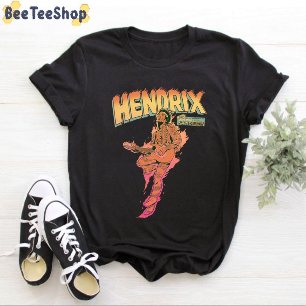Cartoon Art Hendrix Unisex T-Shirt Cartoon Art Hendrix Unisex T-Shirt