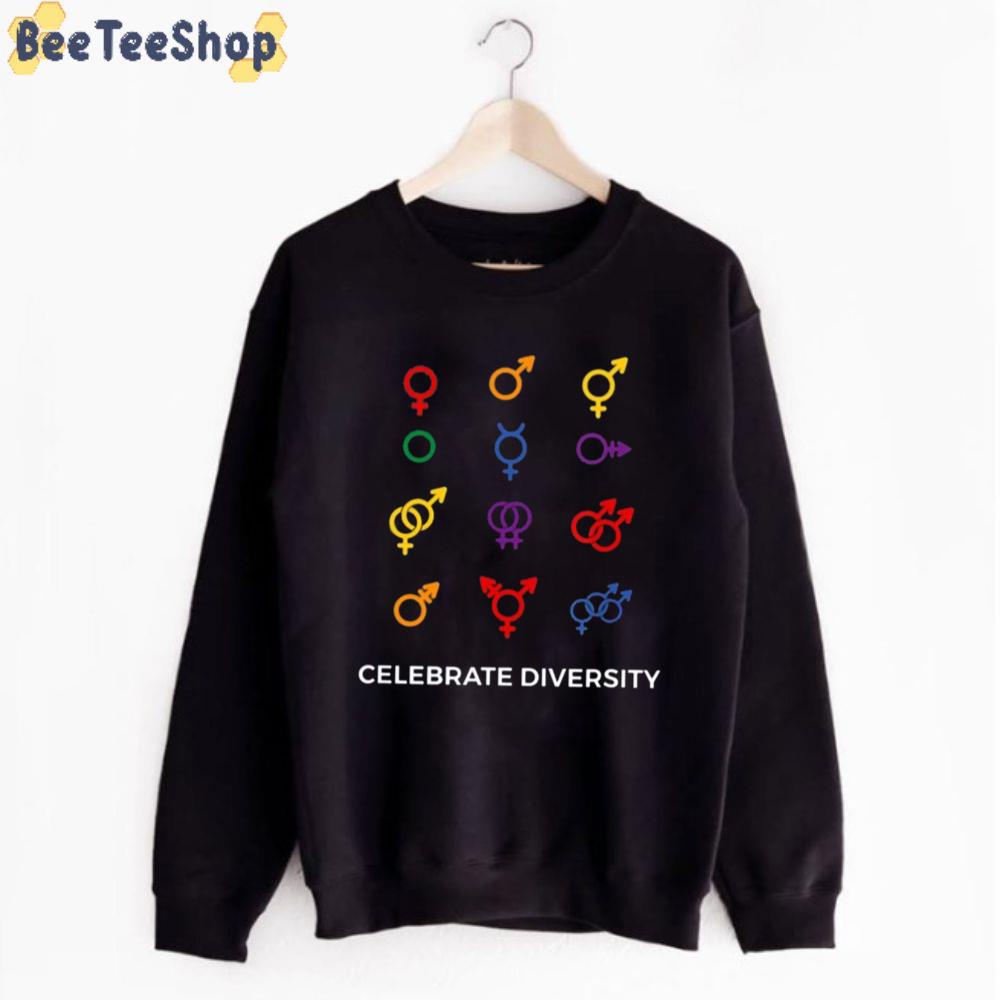 Celebrate Diversity LGBT Unisex T-Shirt Celebrate Diversity LGBT Unisex T-Shirt