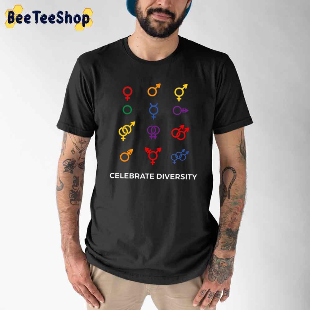 Celebrate Diversity LGBT Unisex T-Shirt Celebrate Diversity LGBT Unisex T-Shirt
