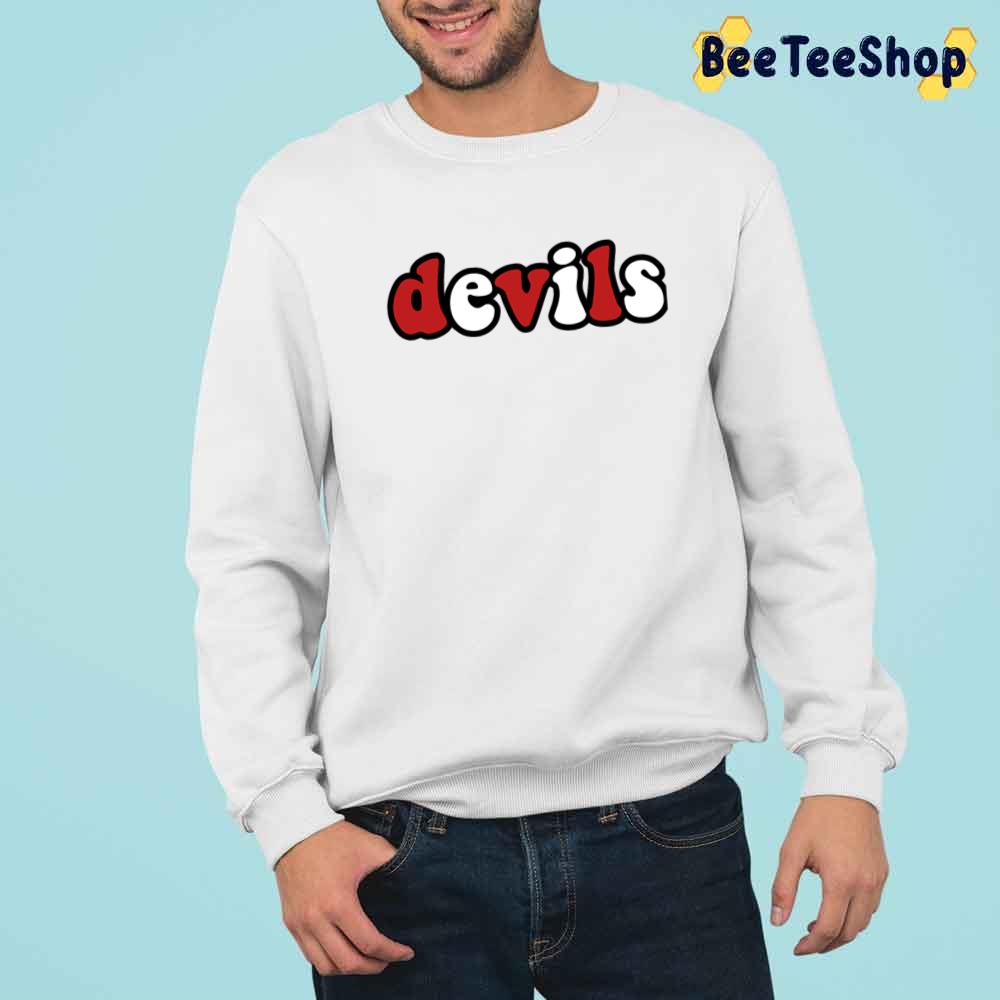 Color Text New Jersey Devils Hockey Unisex T-Shirt Color Text New Jersey Devils Hockey Unisex T-Shirt