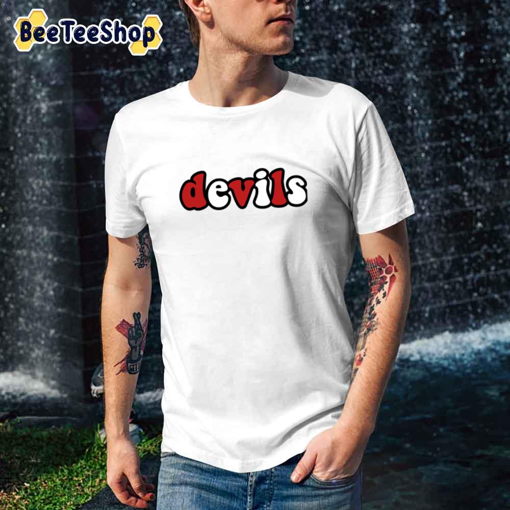Color Text New Jersey Devils Hockey Unisex T-Shirt Color Text New Jersey Devils Hockey Unisex T-Shirt