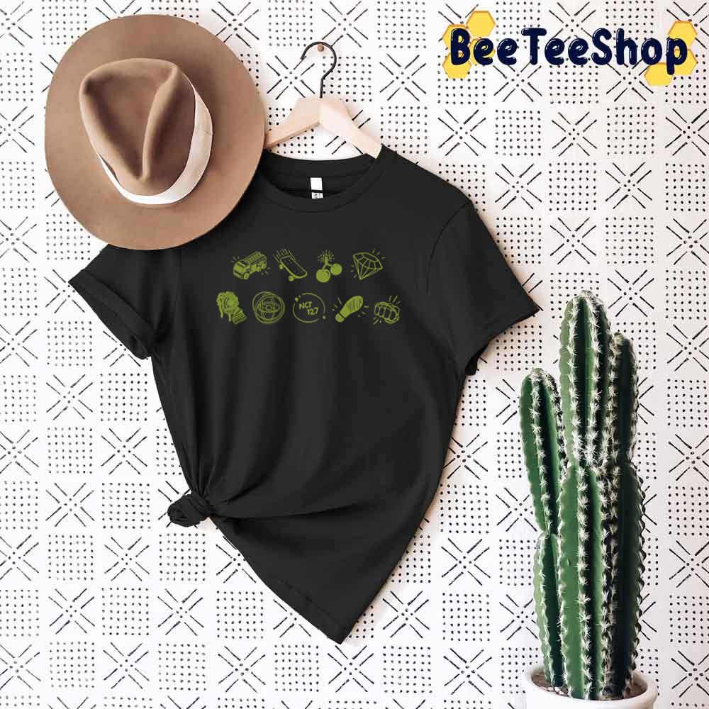 Cute Green Icons NCT 127 Kpop Unisex Sweatshirt Cute Green Icons NCT 127 Kpop Unisex Sweatshirt