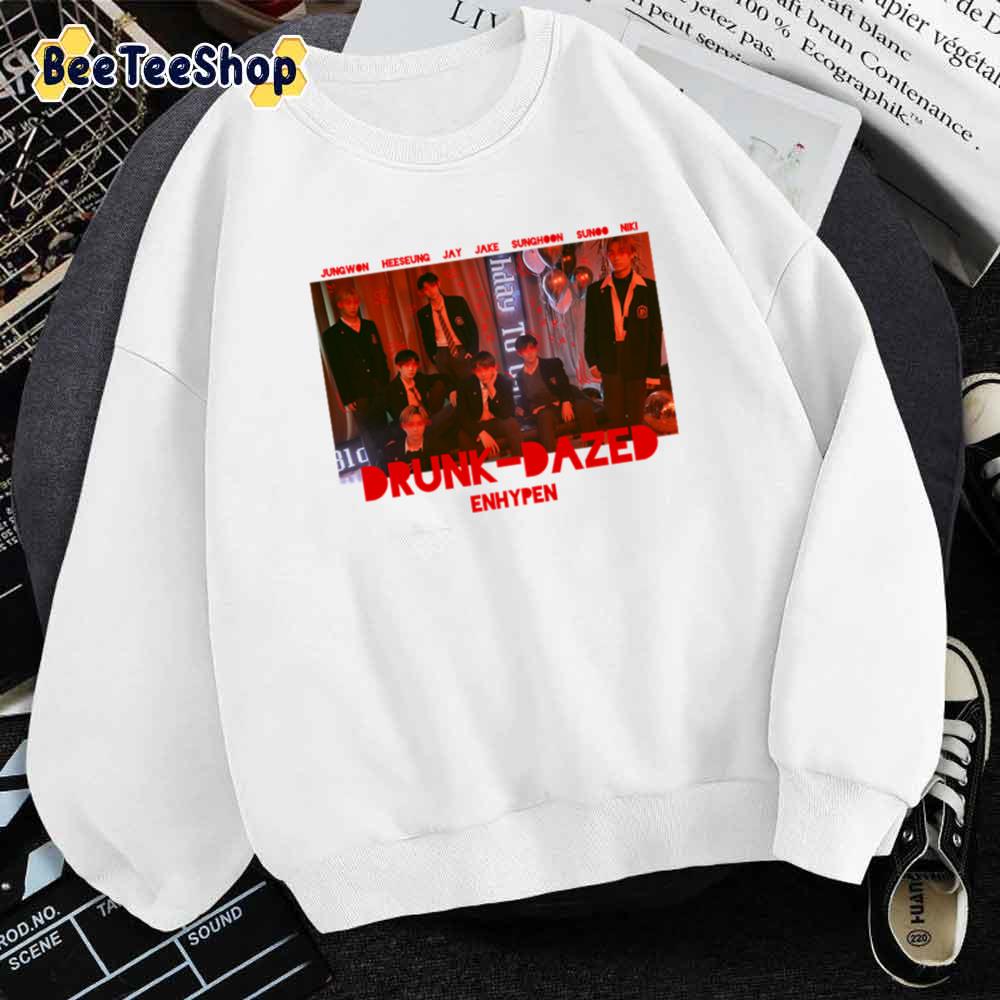 Drunk Dazed Enhypen Kpop Unisex Hoodie Drunk Dazed Enhypen Kpop Unisex Hoodie