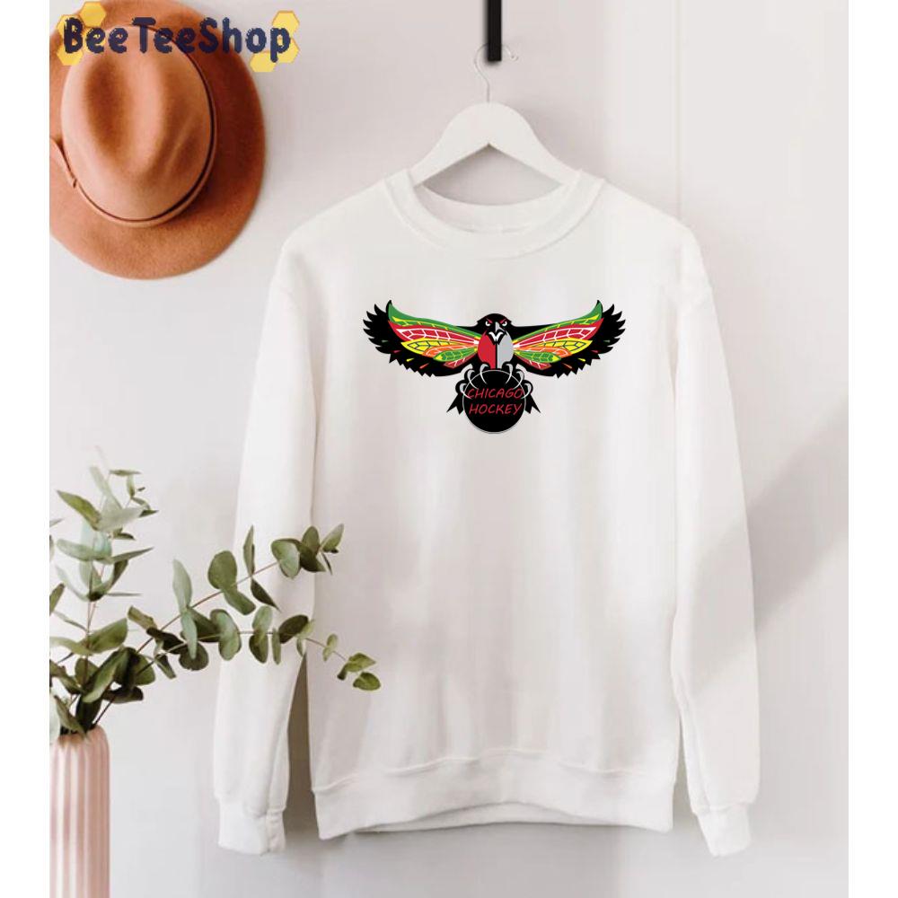 Eagle Chicago Blackhawks Hockey Unisex T-Shirt Eagle Chicago Blackhawks Hockey Unisex T-Shirt