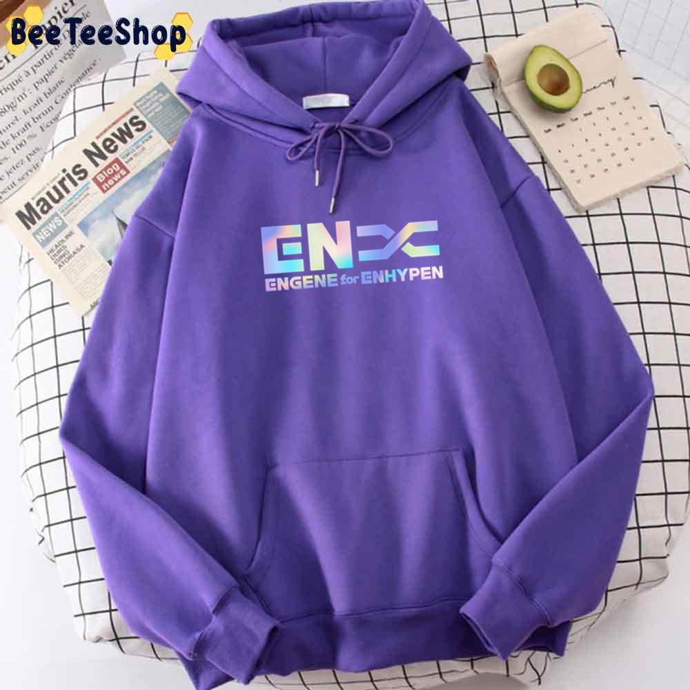 Engene Logo Merch Enhypen Kpop Unisex Hoodie Engene Logo Merch Enhypen Kpop Unisex Hoodie
