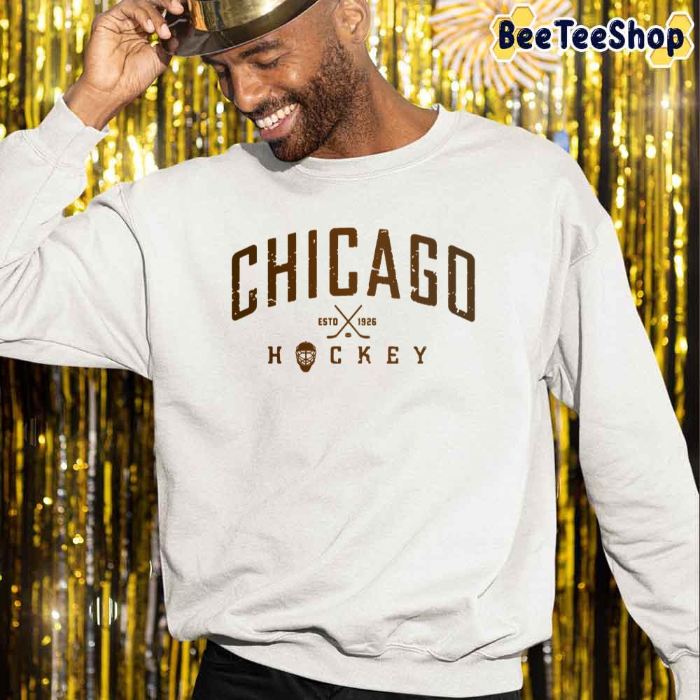 Estd 1926 Vintage Style Chicago Blackhawks Hockey Unisex Sweatshirt Estd 1926 Vintage Style Chicago Blackhawks Hockey Unisex Sweatshirt