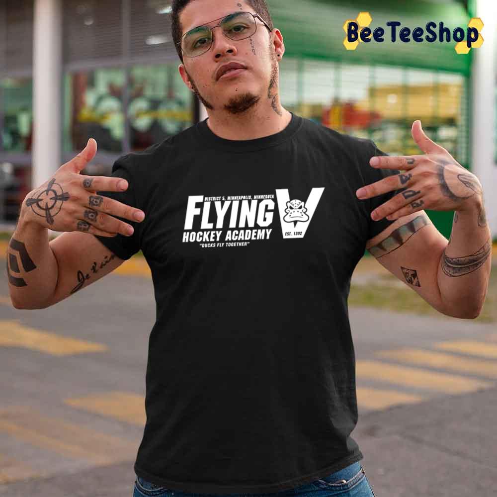 Flying V Hockey Academy Anaheim Ducks Hockey Unisex T-Shirt Flying V Hockey Academy Anaheim Ducks Hockey Unisex T-Shirt