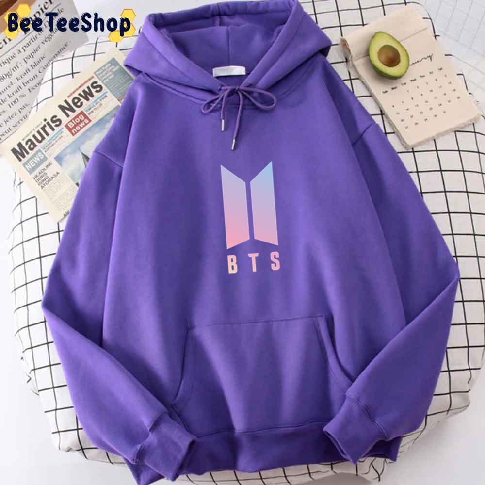 Gradient Logo Bts Kpop Unisex Hoodie Gradient Logo Bts Kpop Unisex Hoodie