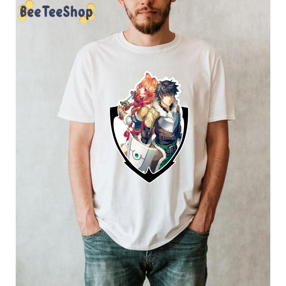 Hero Naofumi And Raphtalia The Rising Of The Shield Hero Unisex T-Shirt Hero Naofumi And Raphtalia The Rising Of The Shield Hero Unisex T-Shirt