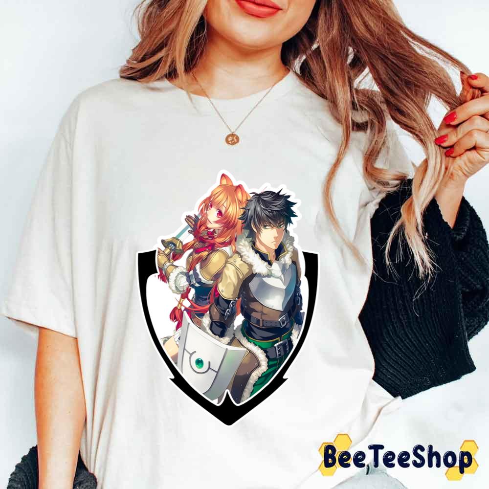 Hero Naofumi And Raphtalia The Rising Of The Shield Hero Unisex T-Shirt Hero Naofumi And Raphtalia The Rising Of The Shield Hero Unisex T-Shirt