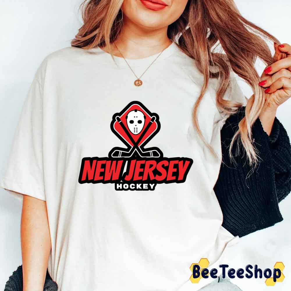 Horror Design New Jersey Devils Hockey Unisex T-Shirt Horror Design New Jersey Devils Hockey Unisex T-Shirt