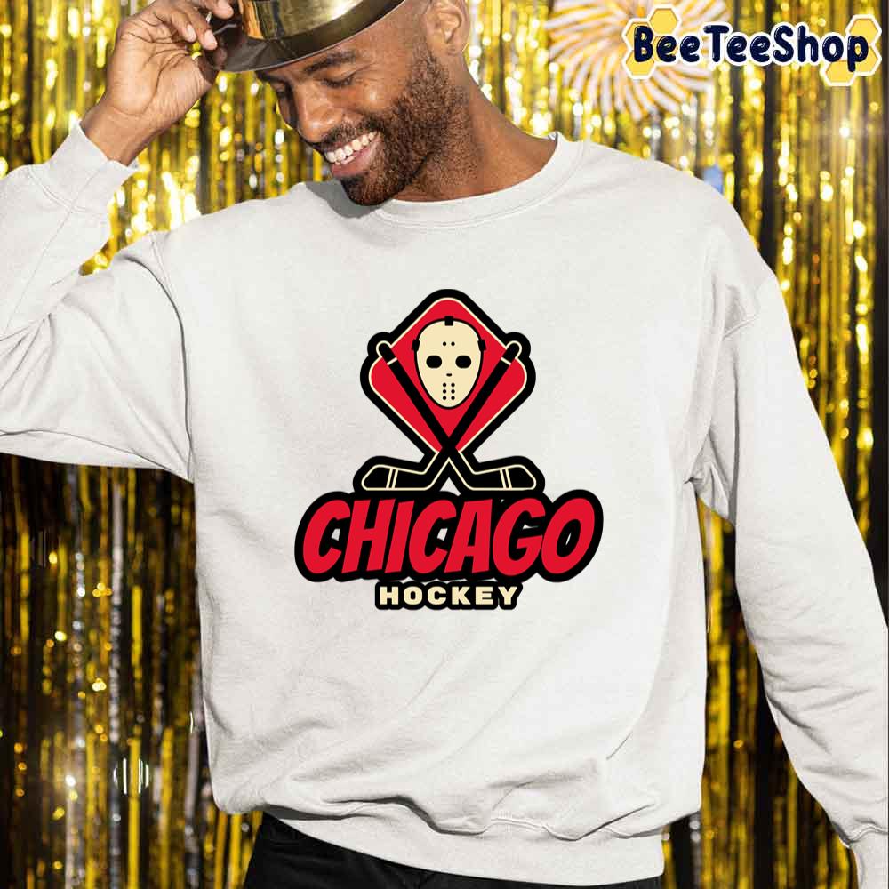 Horror Style Chicago Blackhawks Hockey Unisex Sweatshirt Horror Style Chicago Blackhawks Hockey Unisex Sweatshirt