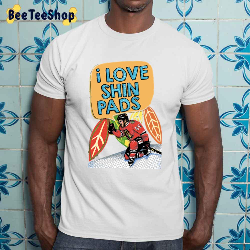 I Love Shin Pads Chicago Blackhawks Hockey Unisex Sweatshirt I Love Shin Pads Chicago Blackhawks Hockey Unisex Sweatshirt