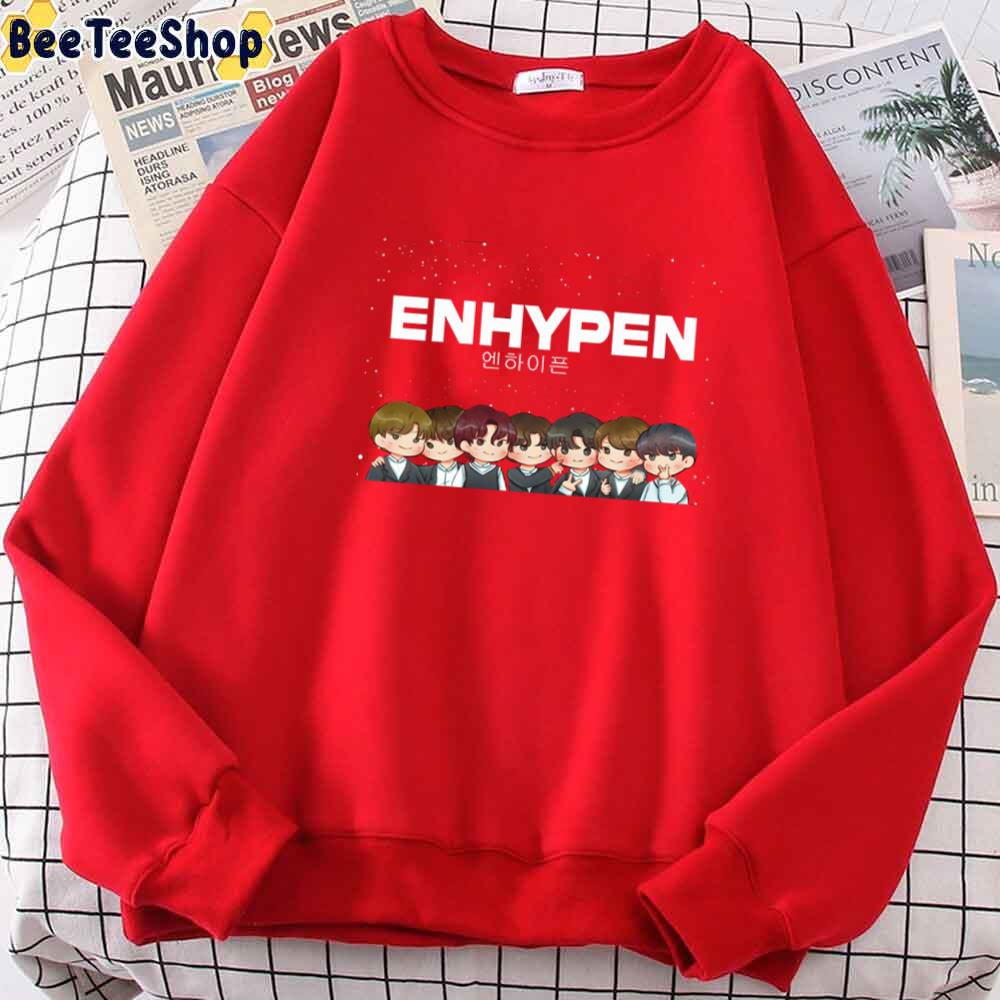 Korean Design Enhypen Kpop Unisex Hoodie Korean Design Enhypen Kpop Unisex Hoodie