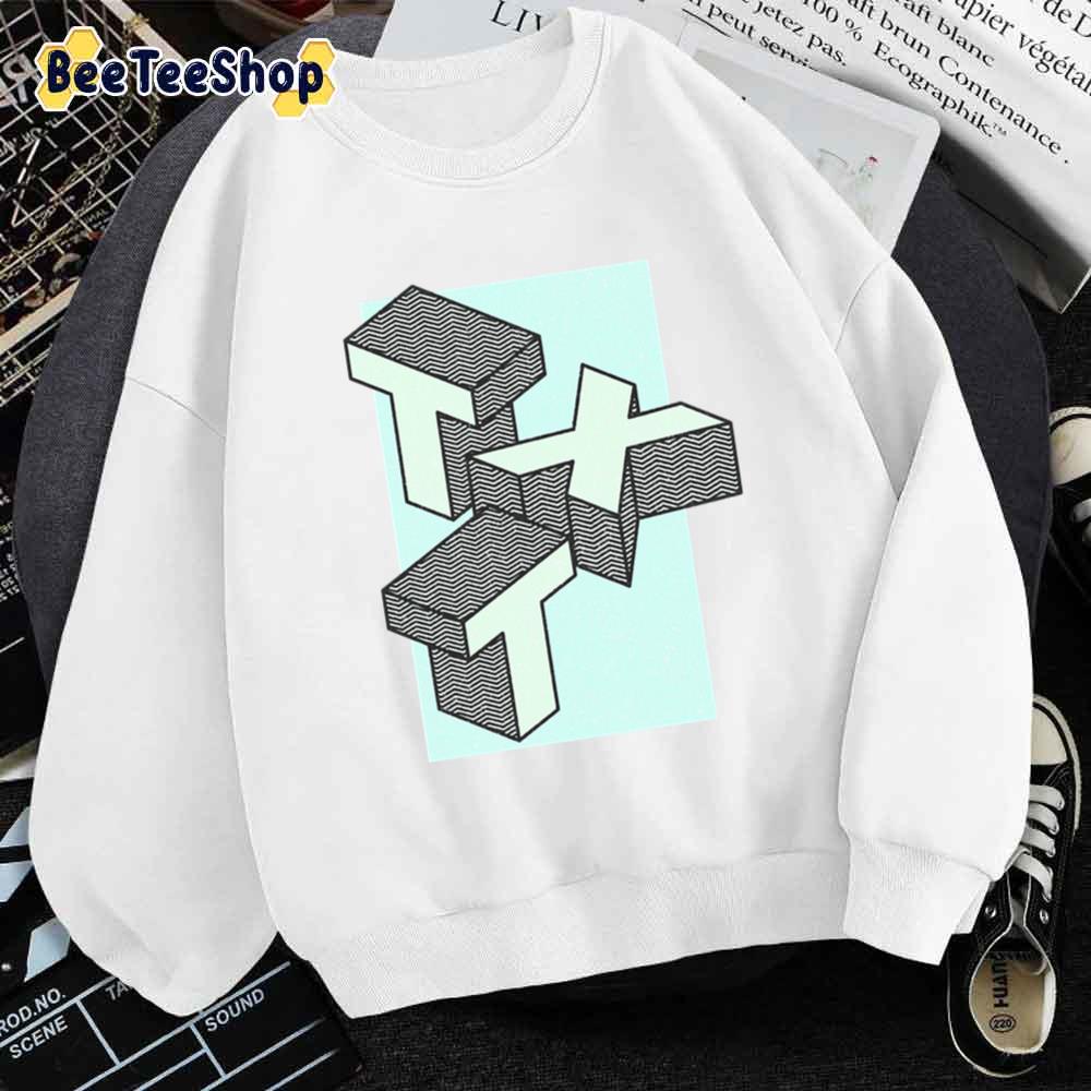 Letter Isometric TXT Tomorrow X Together Kpop Unisex Sweatshirt Letter Isometric TXT Tomorrow X Together Kpop Unisex Sweatshirt