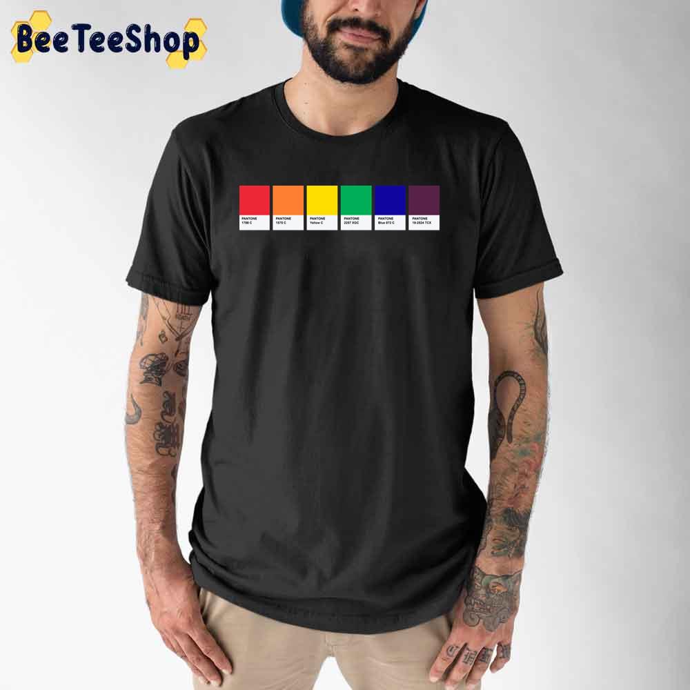 LGBT Color Pantone Pallete Gay Unisex T-Shirt LGBT Color Pantone Pallete Gay Unisex T-Shirt