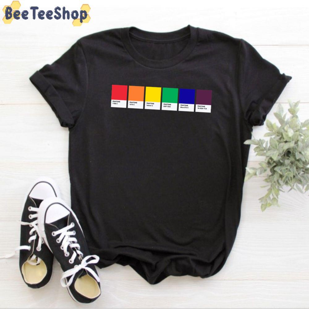 LGBT Color Pantone Pallete Gay Unisex T-Shirt LGBT Color Pantone Pallete Gay Unisex T-Shirt