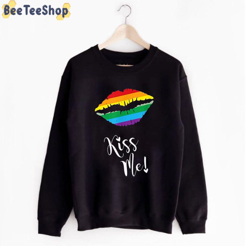 LGBT Lip Kiss Me Unisex T-Shirt LGBT Lip Kiss Me Unisex T-Shirt