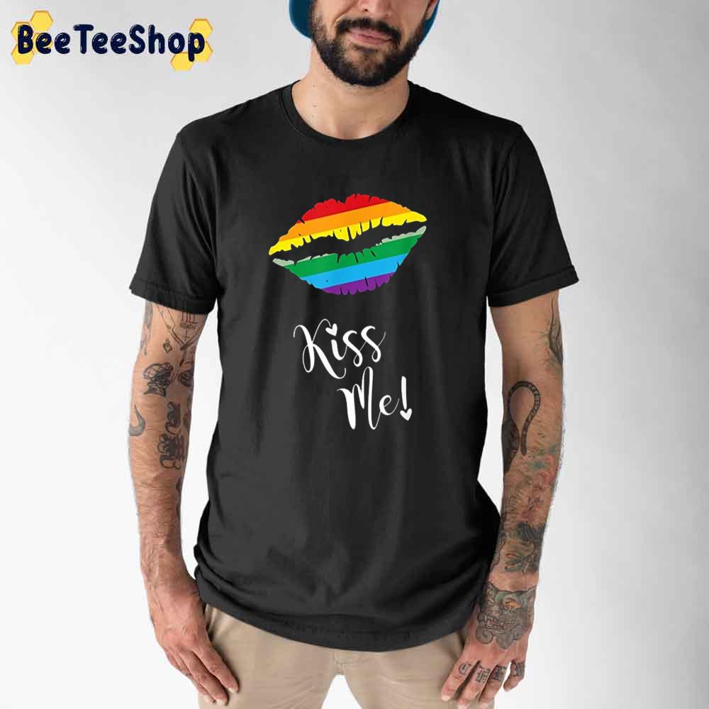 LGBT Lip Kiss Me Unisex T-Shirt LGBT Lip Kiss Me Unisex T-Shirt
